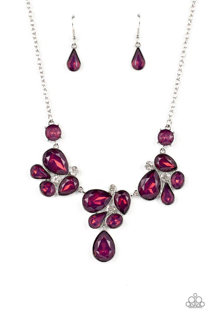 Everglade Escape Purple Necklace- Jewelry by Bretta