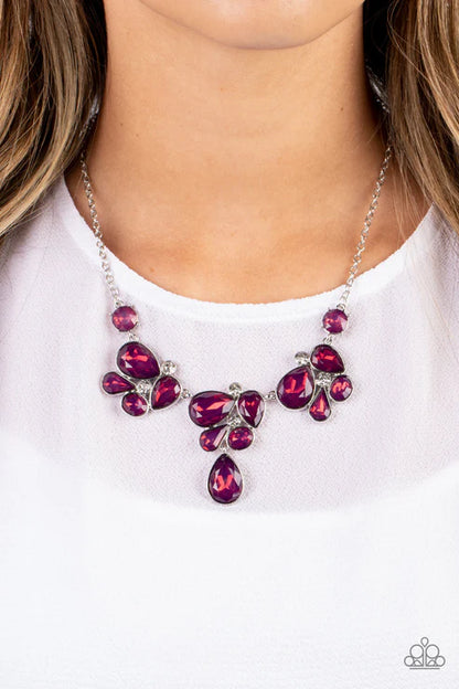 Everglade Escape Purple Necklace- Jewelry by Bretta