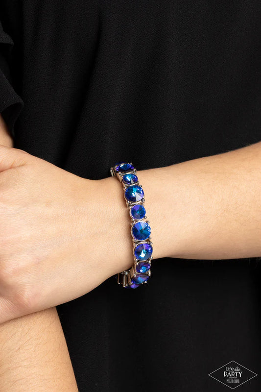 Born To Bedazzle Blue Bracelet - Jewelry by Bretta