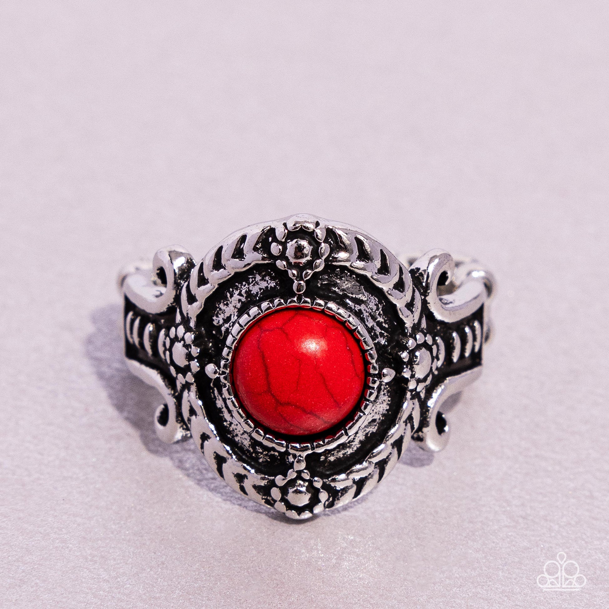 A STAMPED Out Performance Red Ring - Jewelry by Bretta