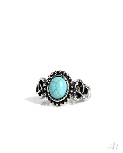 Celtic KNOT-out Blue Turquoise Ring - Jewelry by Bretta