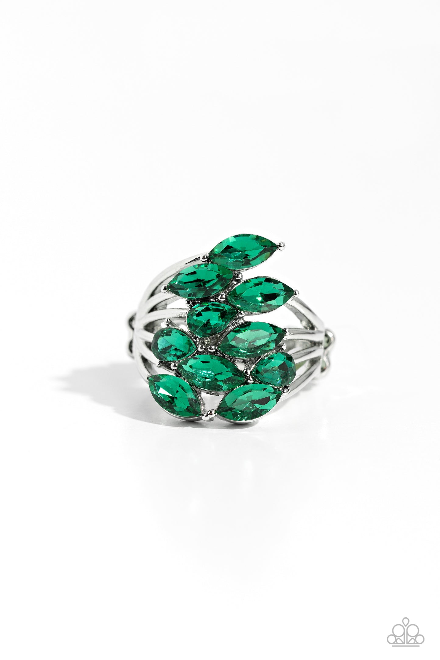 Wave of Whimsy Green Ring - Jewelry by Bretta