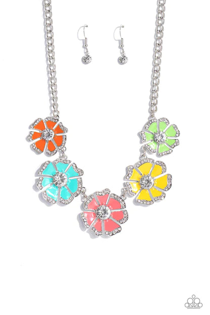 Playful Posies Multi Necklace - Jewelry by Bretta