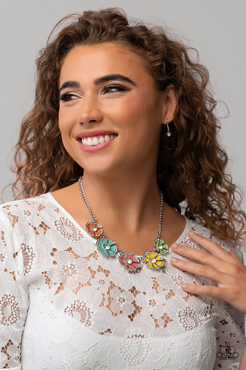 Playful Posies Multi Necklace - Jewelry by Bretta