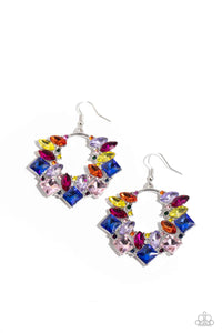 Wreathed in Watercolors Multi Earrings - Jewelry by Bretta