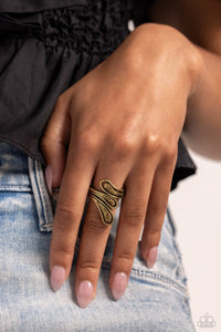 Flared Fashion Brass Ring - Jewelry by Bretta