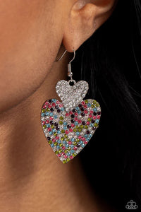 Flirting Flourish White Earrings - Jewelry by Bretta
