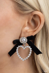BOW and Then Black Post Earrings - Jewelry by Bretta