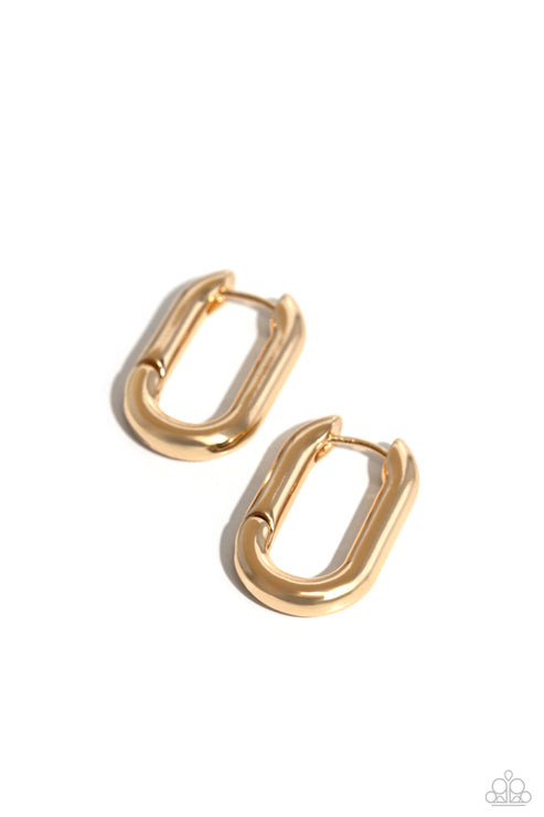 Candidate Curves Gold Earrings - Jewelry by Bretta