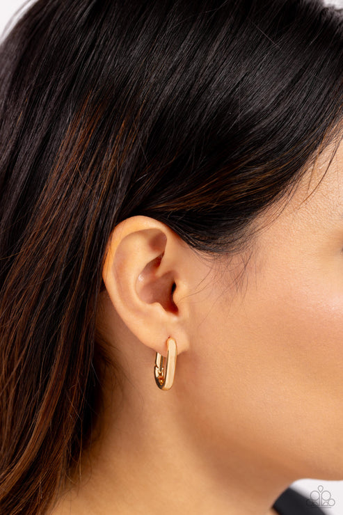 Candidate Curves Gold Earrings - Jewelry by Bretta