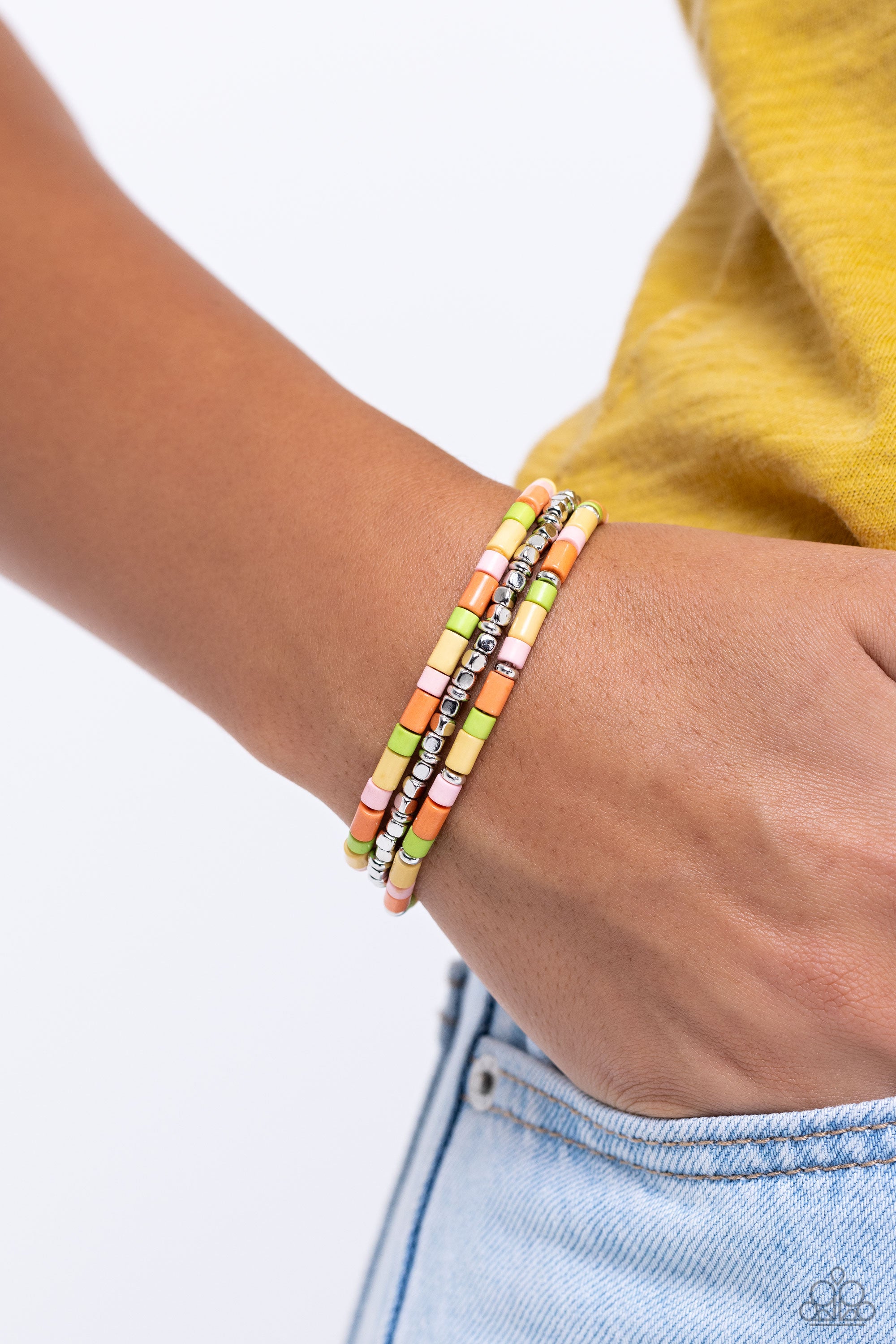 Molten Mogul Green Bracelet - Jewelry by Bretta