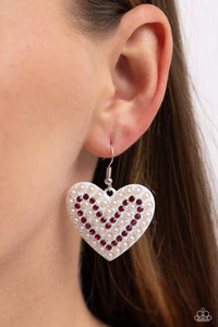 Romantic Reunion White Earrings - Jewelry by Bretta