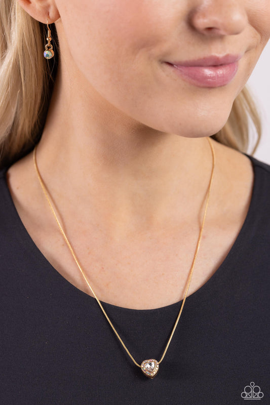 Simply Sentimental Gold Heart Necklace - Jewelry by Bretta