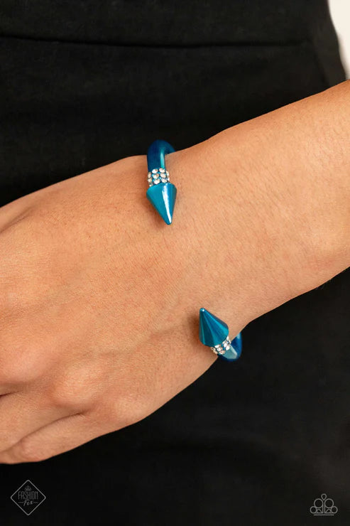 Punky Plot Twist Blue Bracelet - Jewelry by Bretta