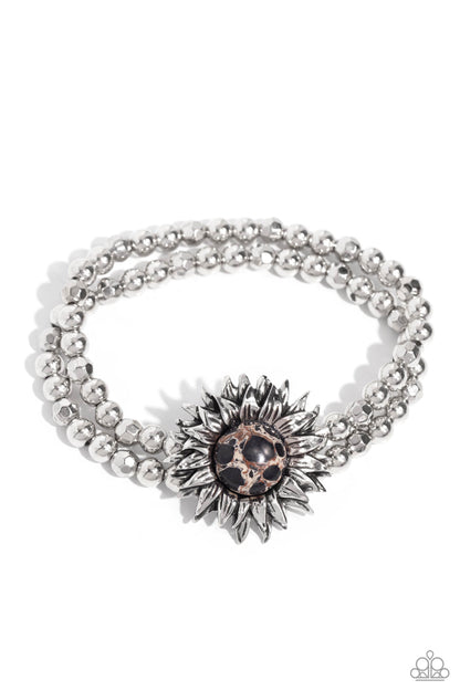 Sunflower Serenity Black Sunflower Bracelet - Jewelry by Bretta