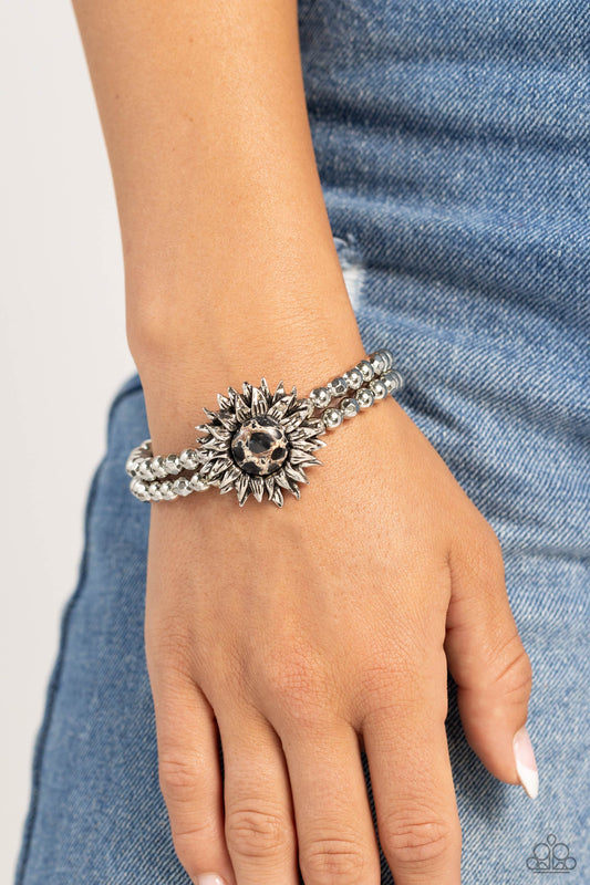Sunflower Serenity Black Sunflower Bracelet - Jewelry by Bretta