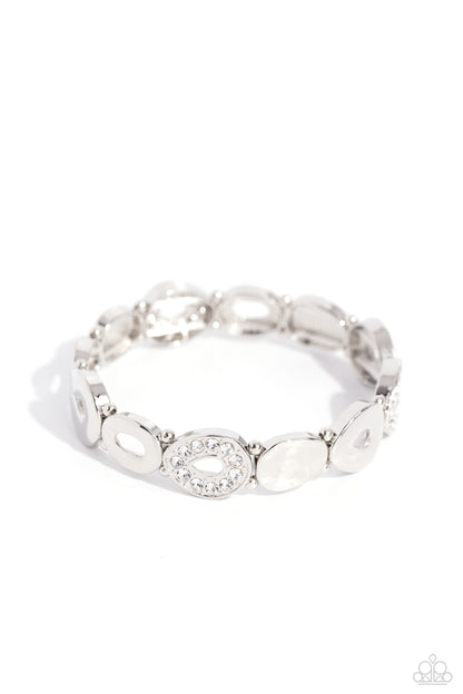 Calibrated Class White Bracelet - Jewelry by Bretta
