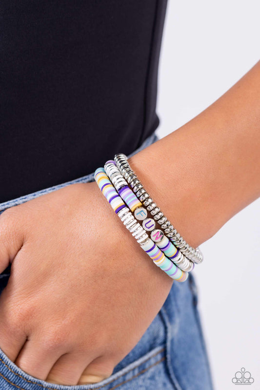 Just for Fun White Bracelets - Jewelry by Bretta