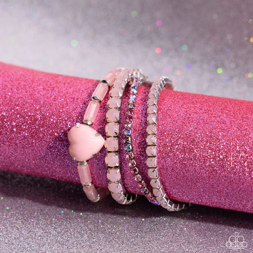 True Love's Theme Pink Bracelet - Jewelry by Bretta
