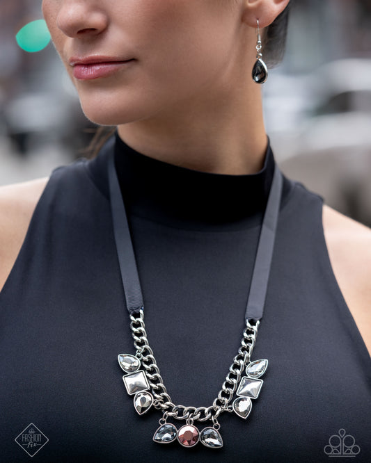 Necklace: "Sassy Salutation - Multi" (P2ED-MTXX-071HK)