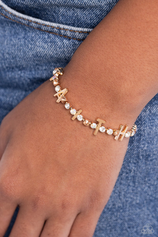 In Good Faith Gold Bracelet - Jewelry by Bretta