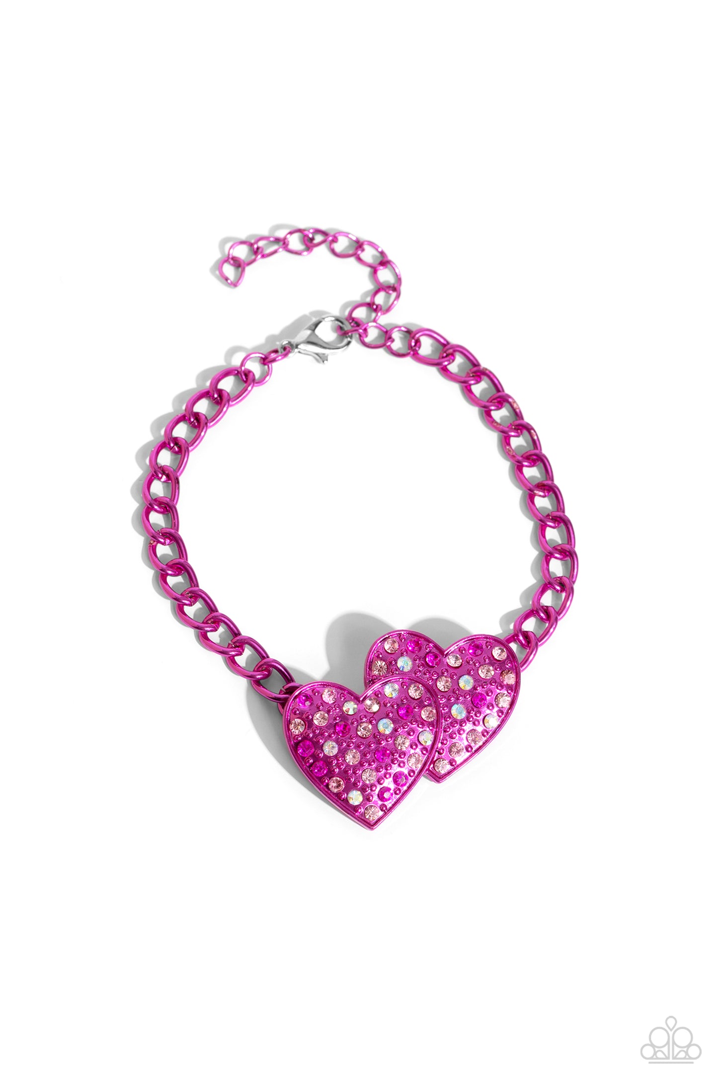 Low-Key Lovestruck Pink Necklace and Bracelet set - Jewelry by Bretta
