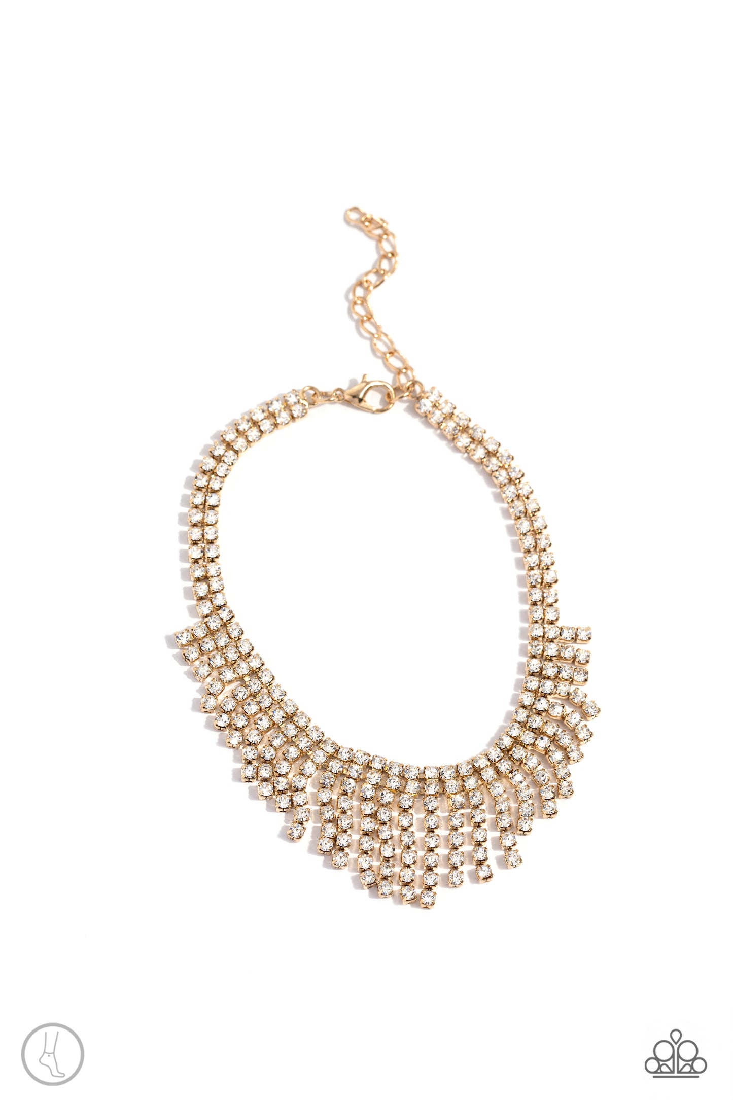 Curtain Confidence Gold Anklet - Jewelry by Bretta