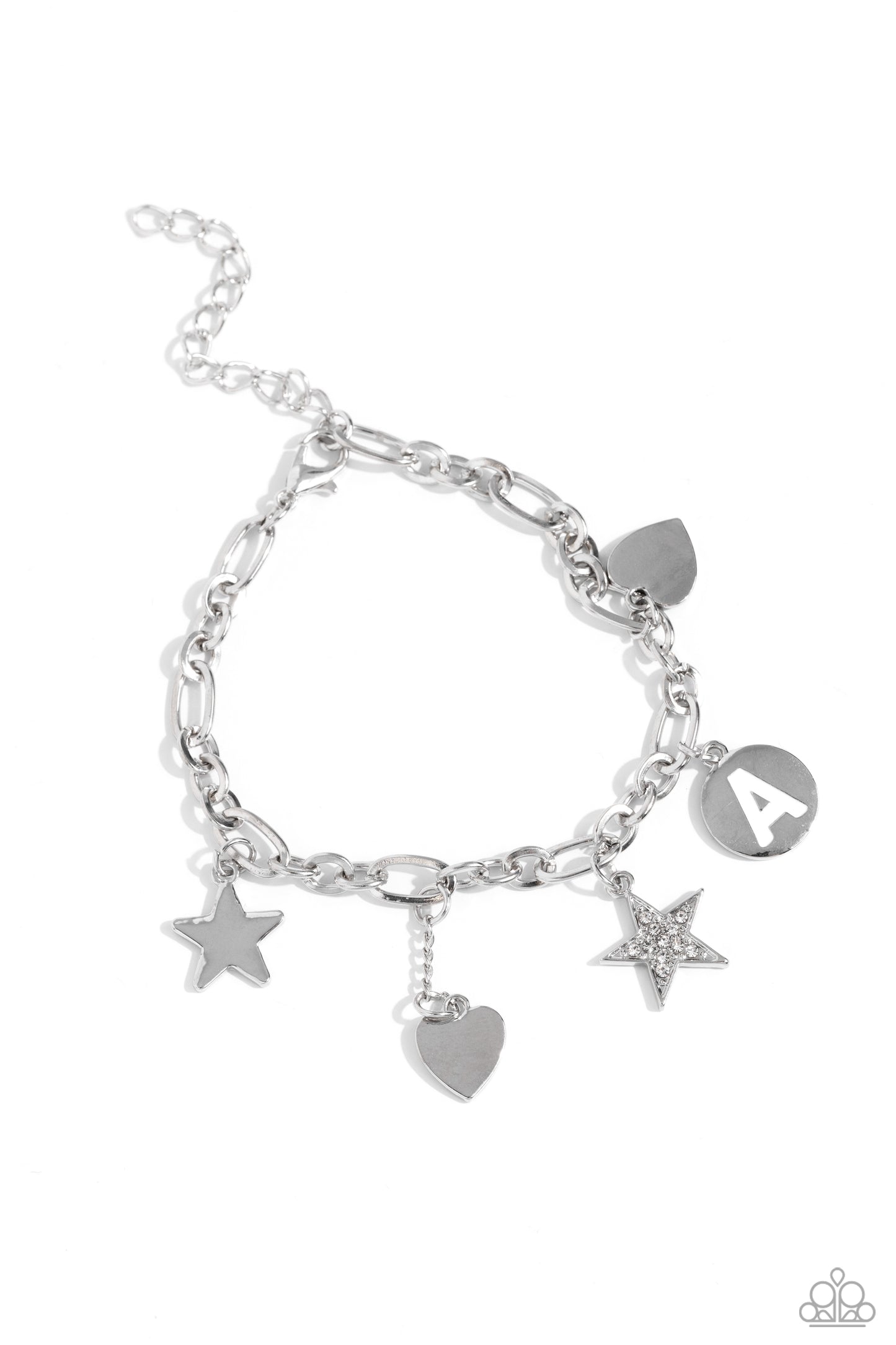 Legacy Letters - White - A Bracelet - Jewelry by Bretta