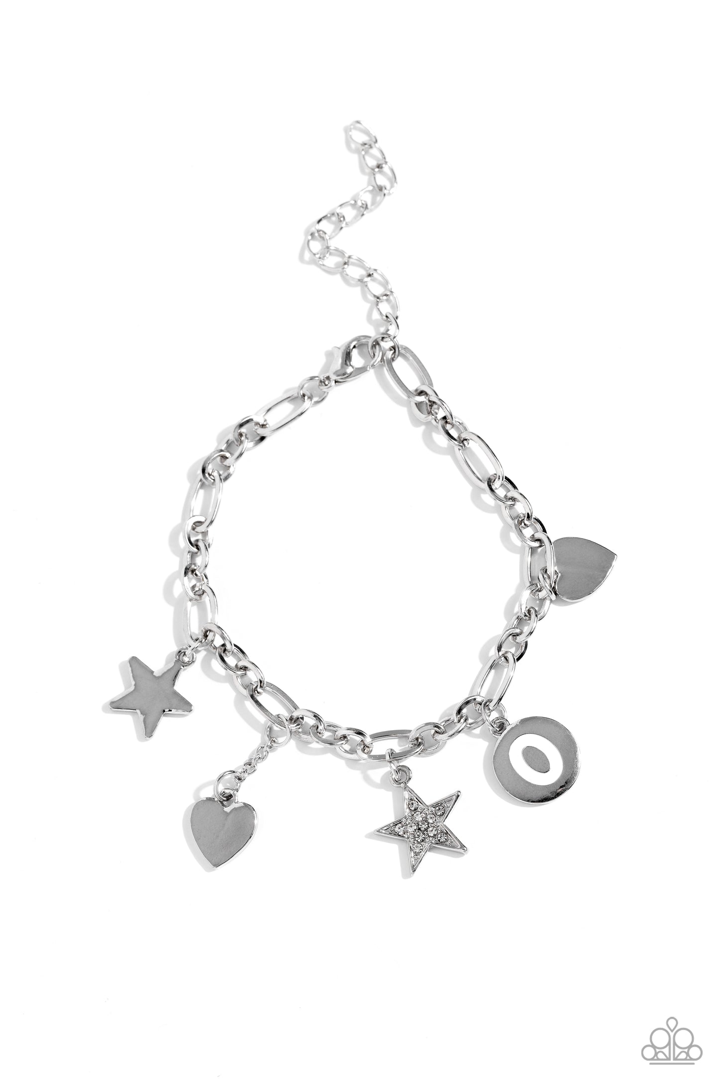 Legacy Letters - White - O Bracelet - Jewelry by Bretta