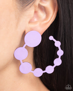 Have It Both PHASE Purple Earrings - Jewelry by Bretta