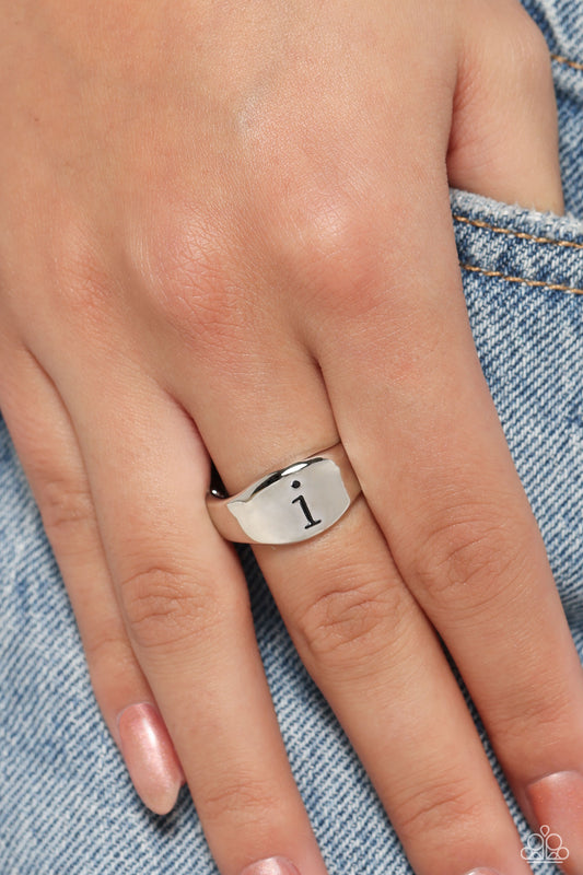 Monogram Memento Silver - I Ring - Jewelry by Bretta