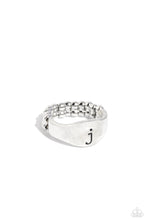 Monogram Memento Silver - J Ring - Jewelry by Bretta