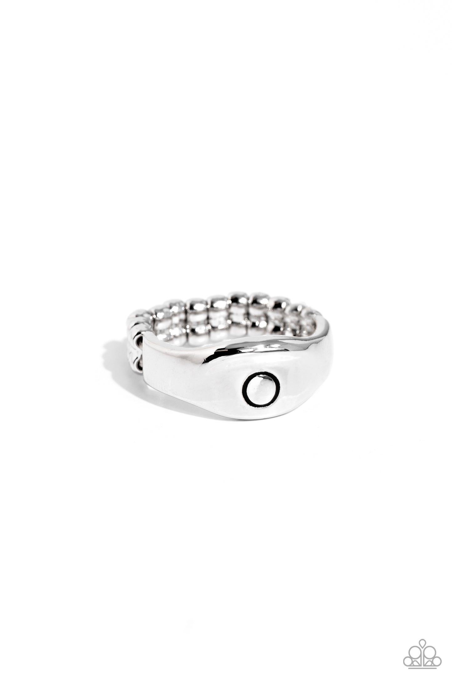 Monogram Memento Silver - O Ring - Jewelry by Bretta