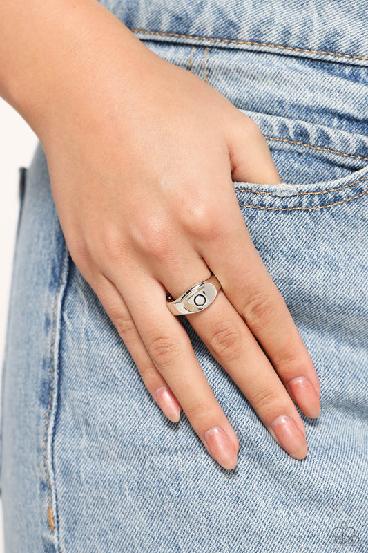 Monogram Memento Silver - O Ring - Jewelry by Bretta