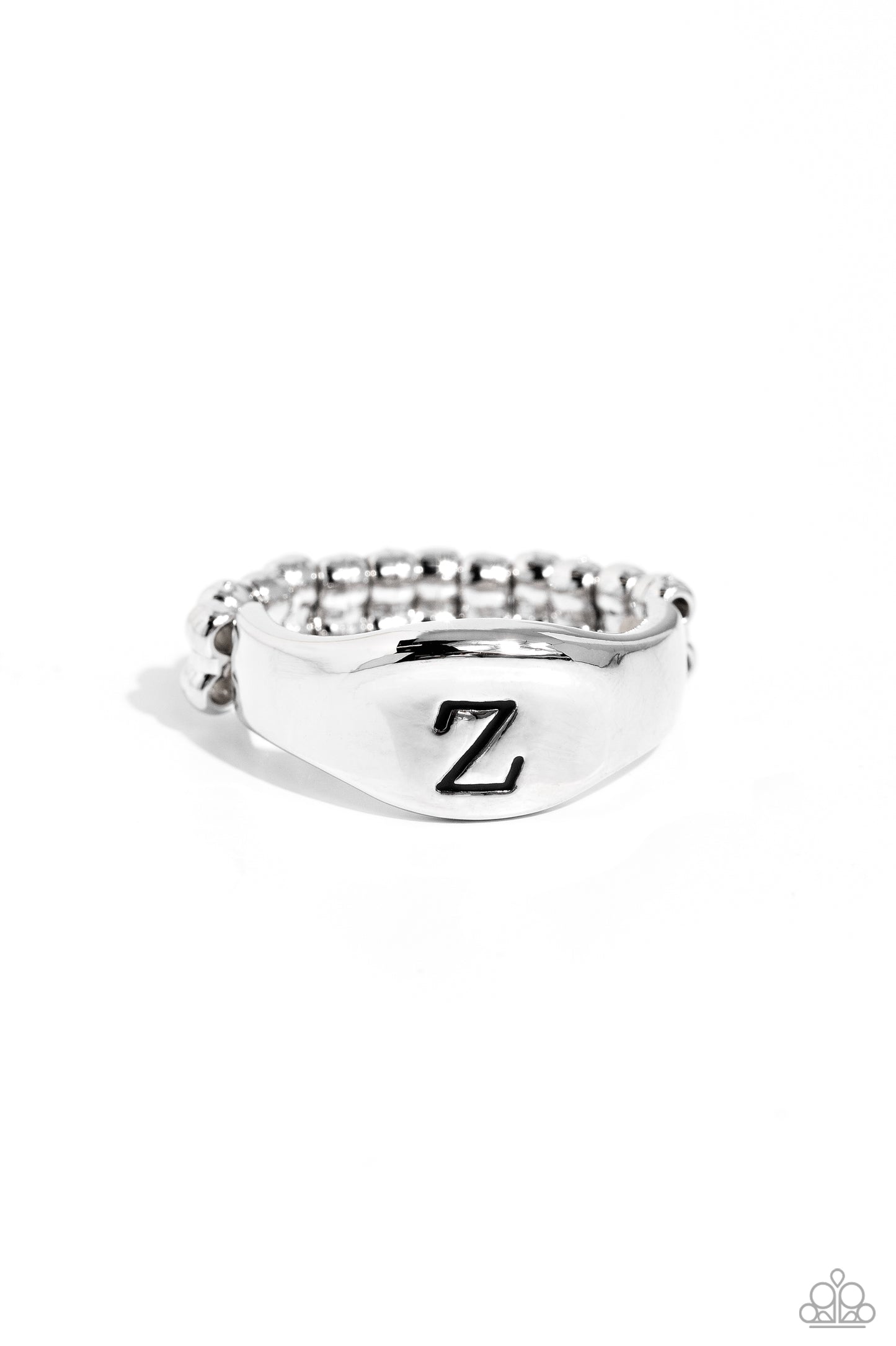 Monogram Memento Silver - Z Ring - Jewelry by Bretta