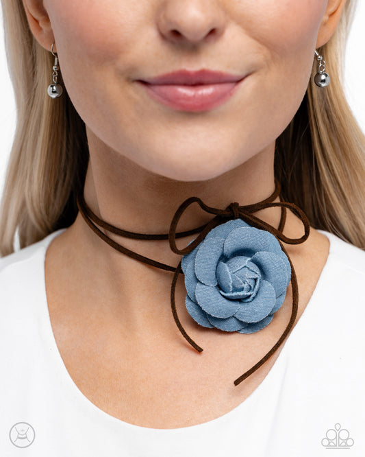 Floral Folktale Brown Necklace - Jewelry by Bretta