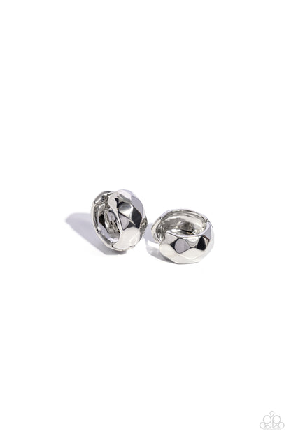 Patterned Past Silver Hoop Earrings - Jewelry by Bretta