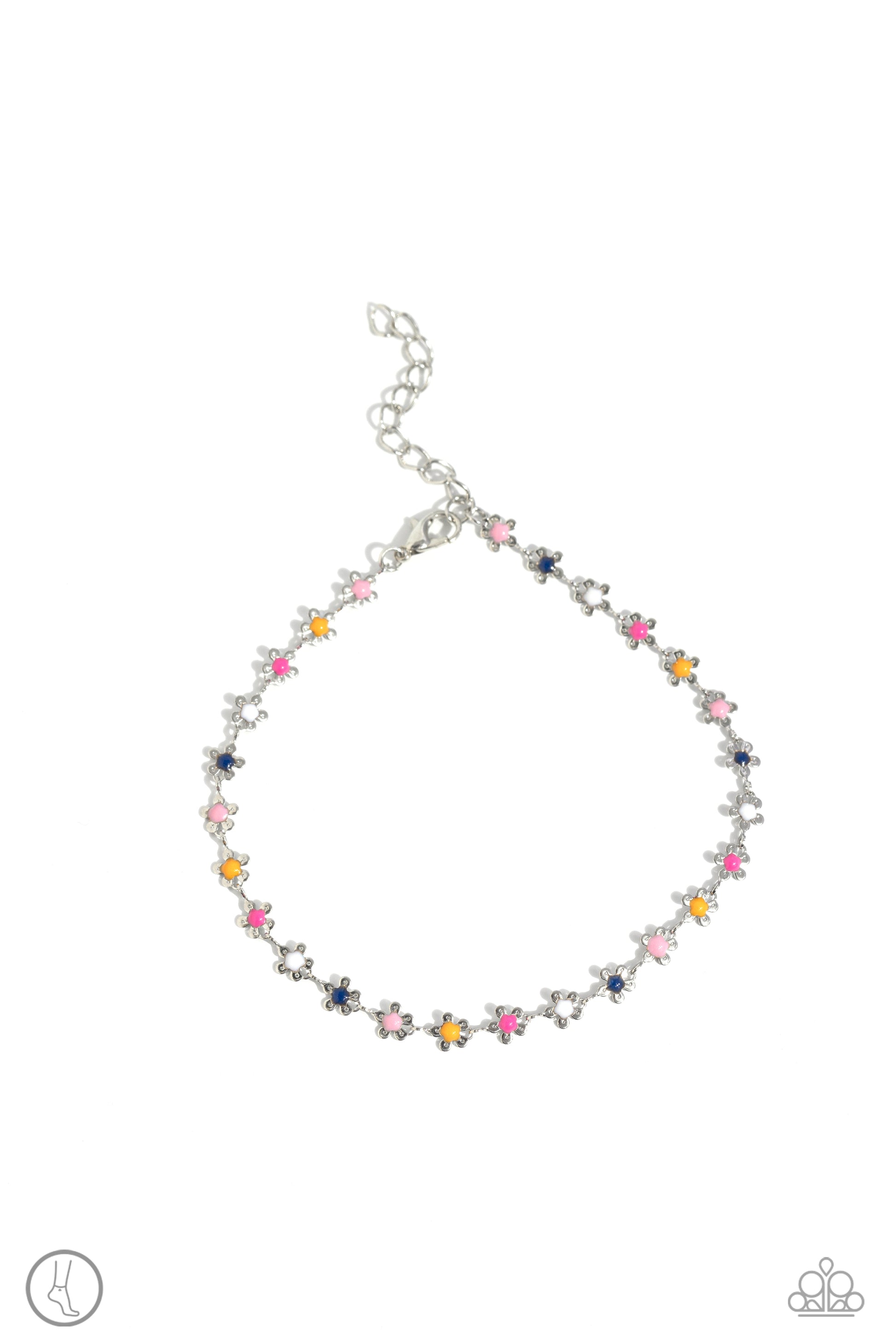 Familiar Florals Multi Anklet - Jewelry by Bretta