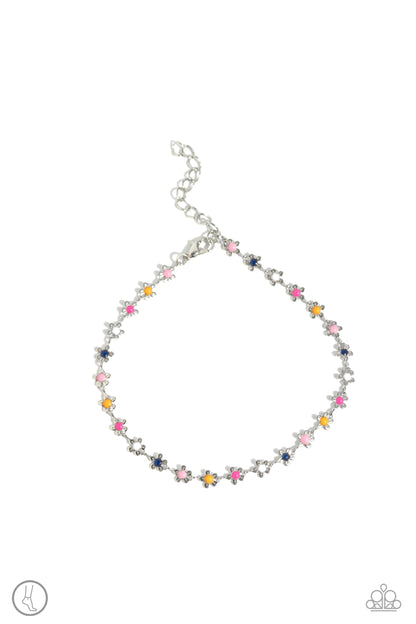 Familiar Florals Multi Anklet - Jewelry by Bretta