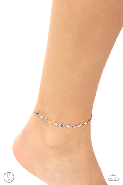 Familiar Florals Multi Anklet - Jewelry by Bretta
