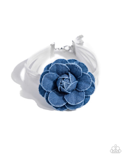Garden Genre White Bracelet  - Jewelry by Bretta
