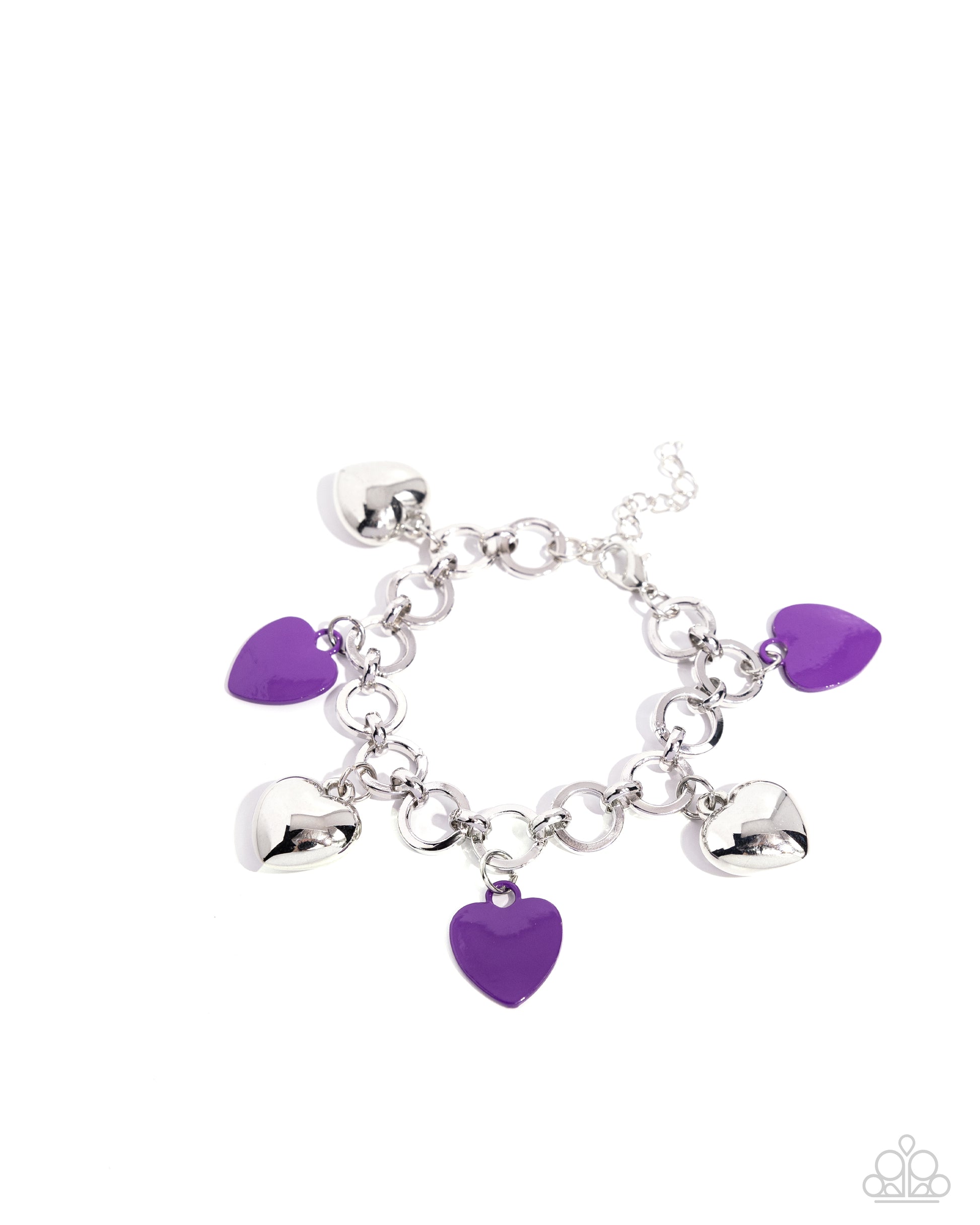 Whole Lotta Love Purple Heart Bracelet - Jewelry by Bretta