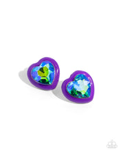 Heartfelt Haute Purple Earrings - Jewelry by Bretta