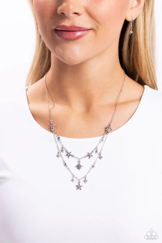 Raising the STAR Purple Necklace - Jewelry by Bretta