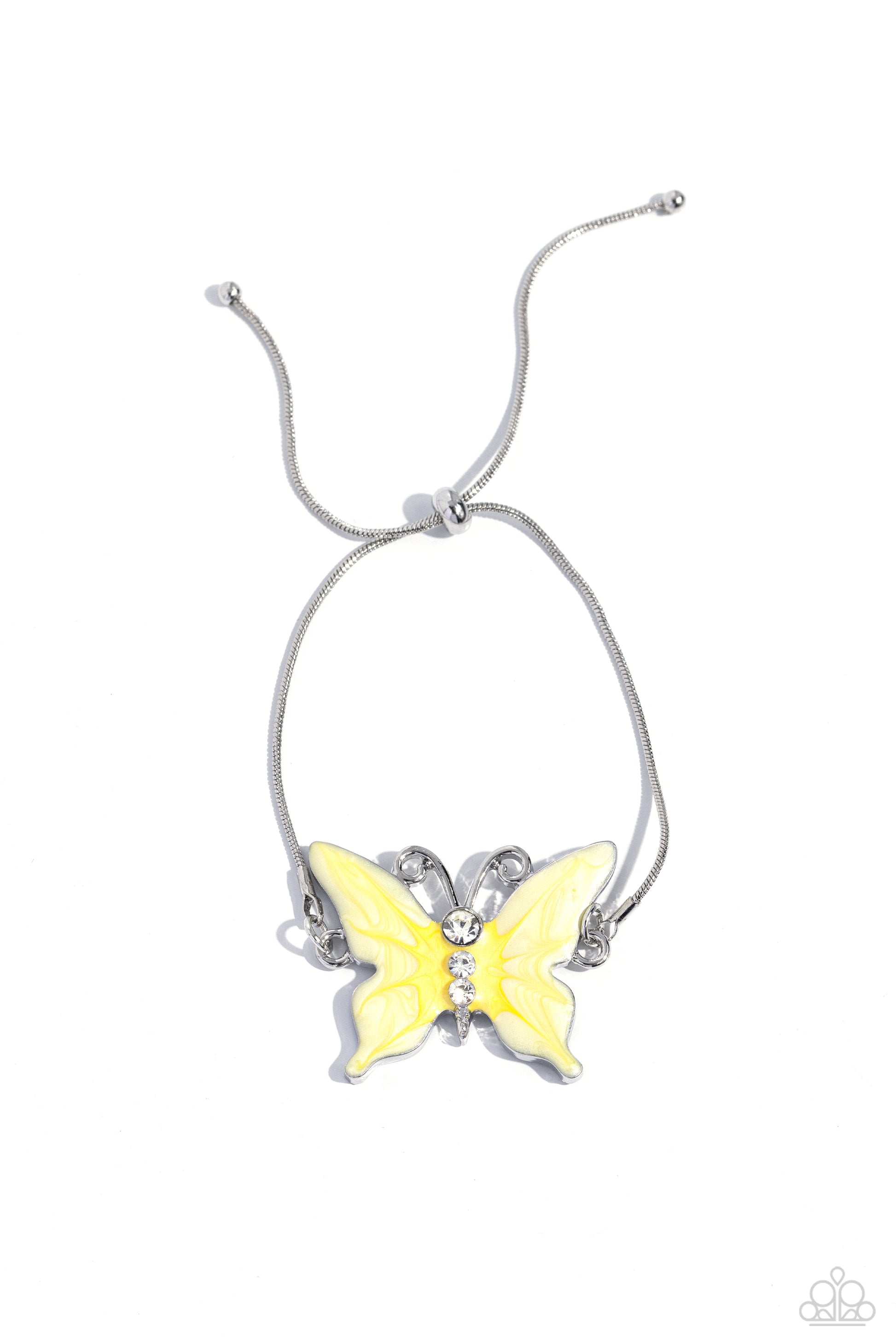 Aerial Adornment Yellow Butterfly Bracelet - Jewelry by Bretta
