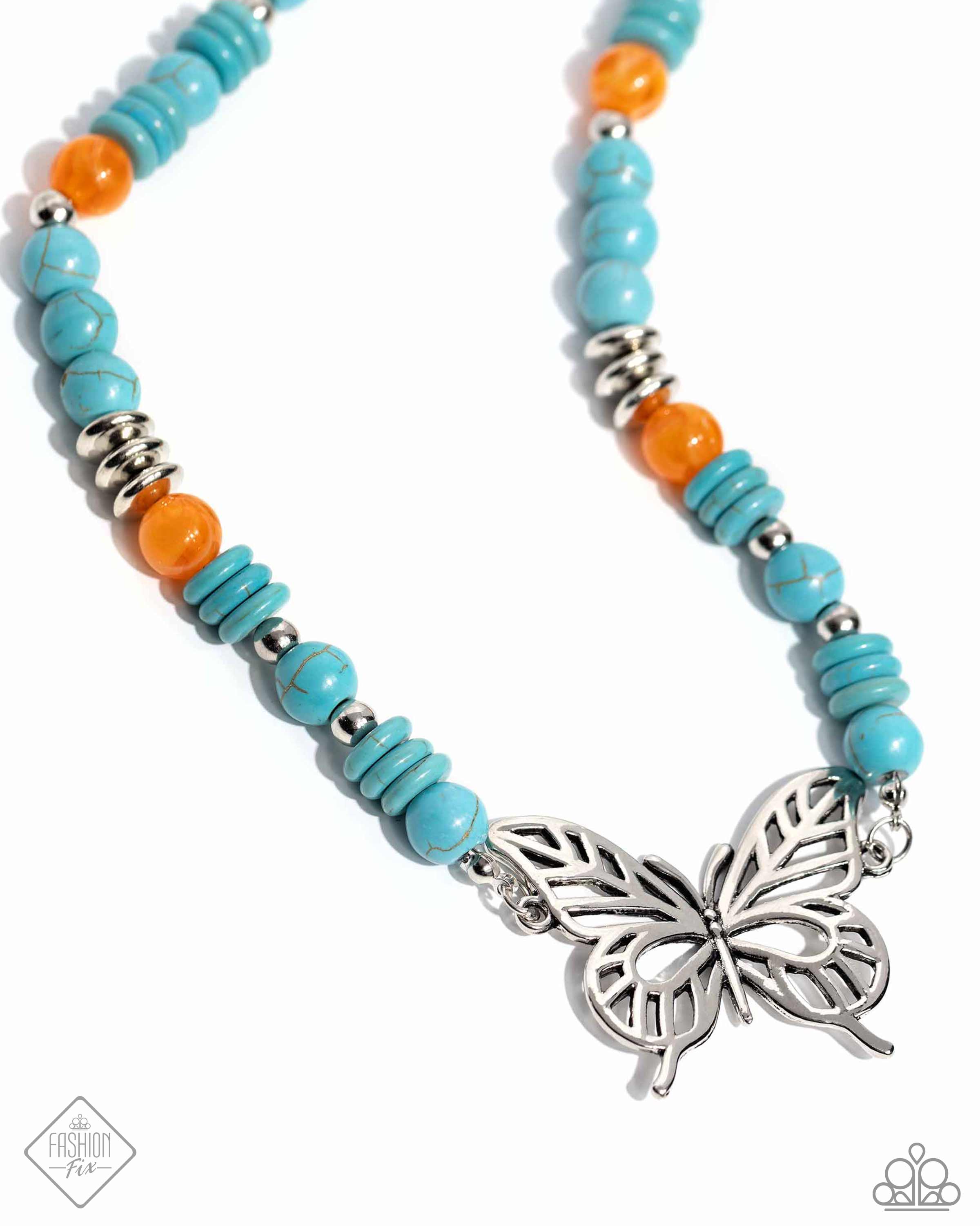 Try As I FLIGHT Blue Necklace - Jewelry by Bretta