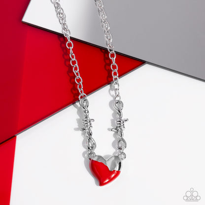 Trendy Tribute Red Heart Necklace - Jewelry by Bretta