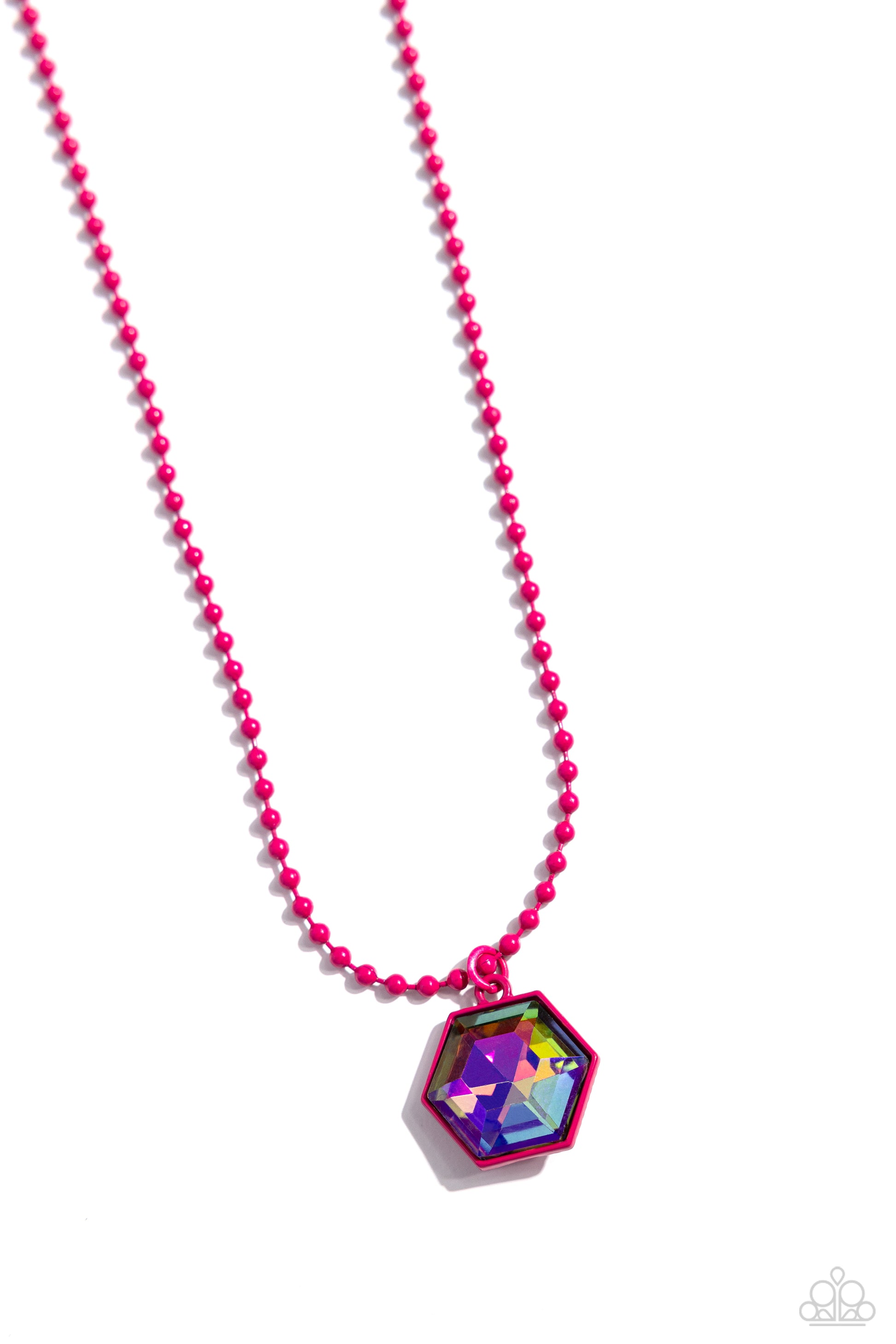 Sprinkle of Simplicity Pink Necklace - Jewelry by Bretta