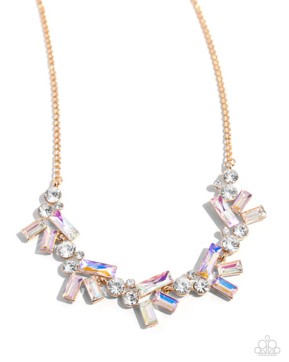 Serene Statement Gold Necklace - Jewelry by Bretta