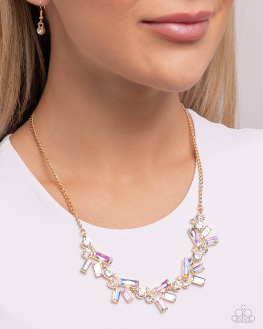 Serene Statement Gold Necklace - Jewelry by Bretta
